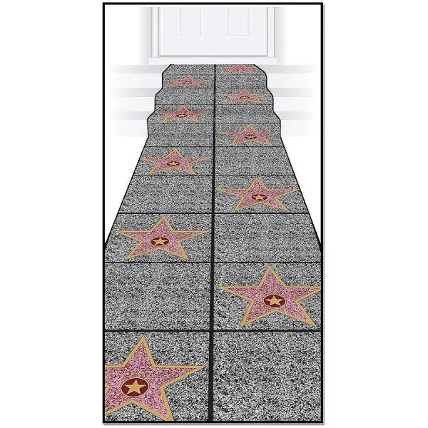 Fun Express Hollywood Star Aisle Runner