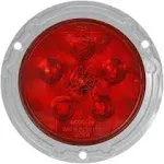 Truck-Lite 44322R LED Lamp Super 44 Red Round Stop/Turn/Tail 6 Diode Pattern