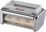 Marcato Atlas Ravioli Pasta Cutter Attachment, Made in Italy, Works with Atlas 150 Pasta Machine