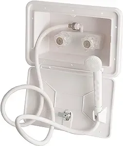 Laguna Brass 4910WT RV/Mobile Home Exterior Shower Faucet with Valve