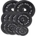 Body Solid - 105 lb Olympic Plates Weight Set