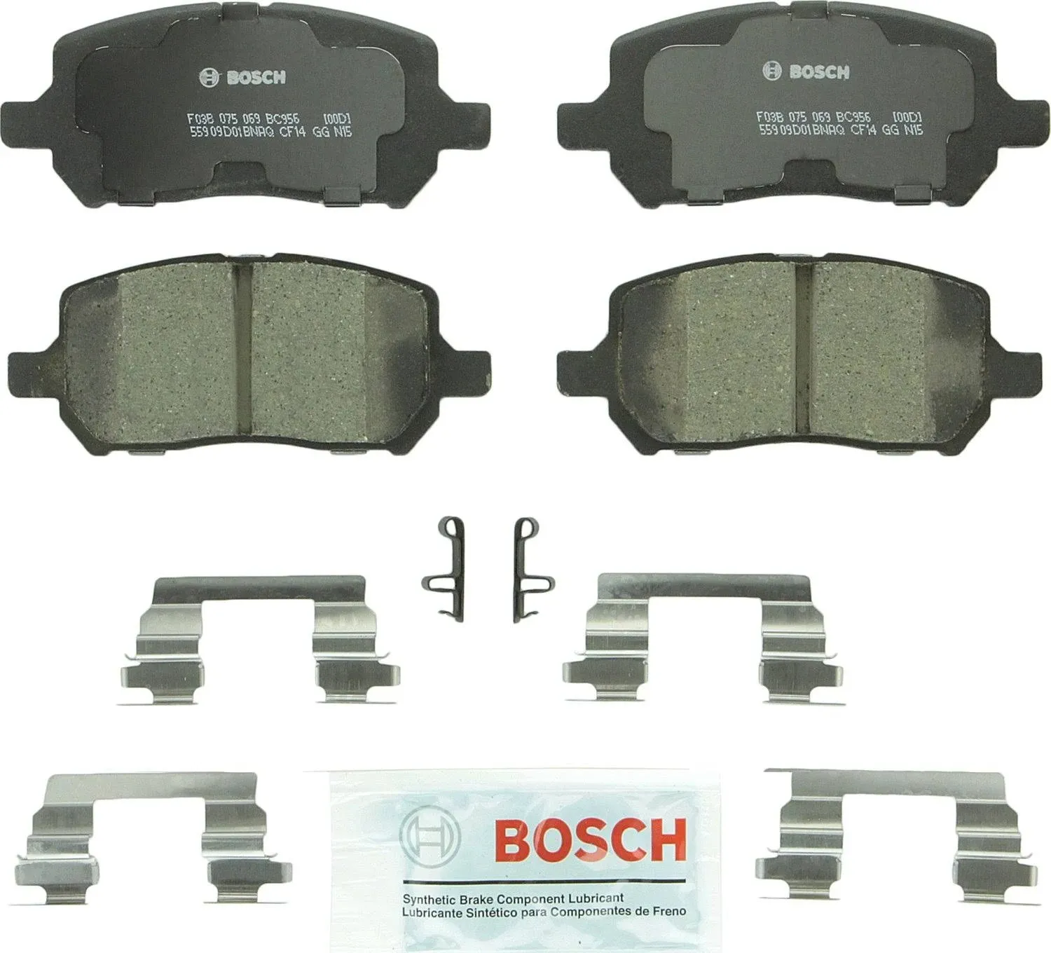 Bosch BC956 QuietCast Premium Disc Brake Pad Set