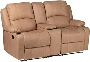 Camper Comfort 67" Wall Hugger Reclining RV | RV Theater SEATS (Sand) | Double ...