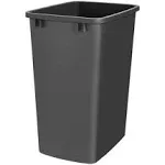 Rev-A-Shelf RV-35-18-52 35 Quart Plastic Replacement Waste Container Garbage Bin Trash Can for The Kitchen or Laundry Room, Black