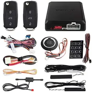 EASYGUARD pke car alarm remote control start push to start passive keyless alarm