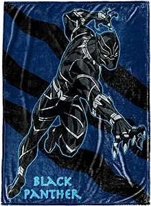 New Black Panther Claws Out 46&#034; x 60&#034; Throw Blanket for Kids