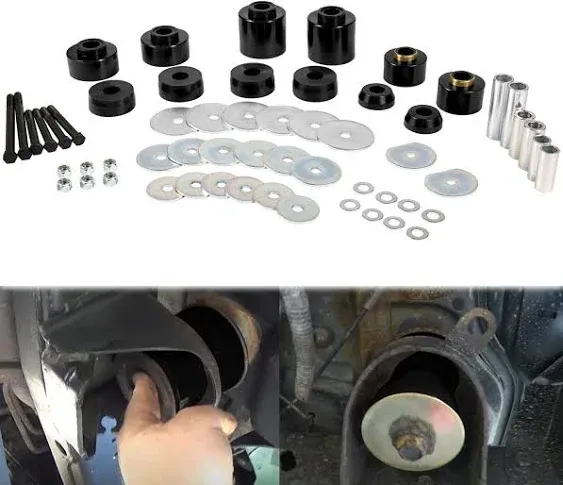 Energy Suspension E12-44123R Body Mount Bushing Set Ford