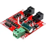 DROK DC Motor Driver, L298 Dual H Bridge Motor Speed Controller DC 6.5V-27V 7A PWM Motor Regulator Board 12V 24V Electric Motor Control Module