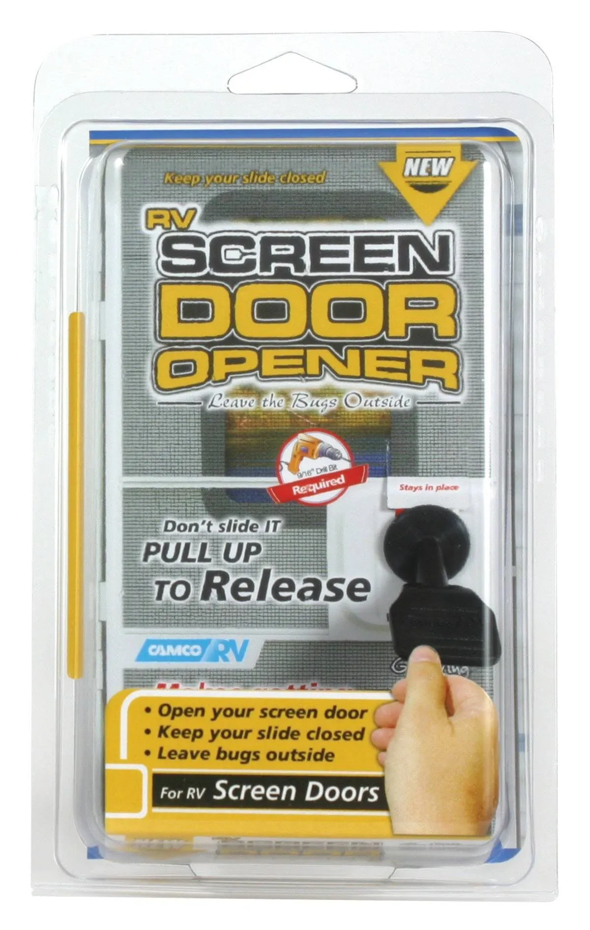 Camco 43953 RV Screen Door Opener , Black