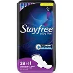 Stayfree Ultra Thin Overnight With Wings Pads - 40 count