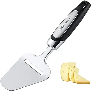 MSY BIGSUNNY Cheese Slicer, Heavy Duty Stainless Steel Cheese Plane Slicer Cheese Cutter with Non-slip Handle