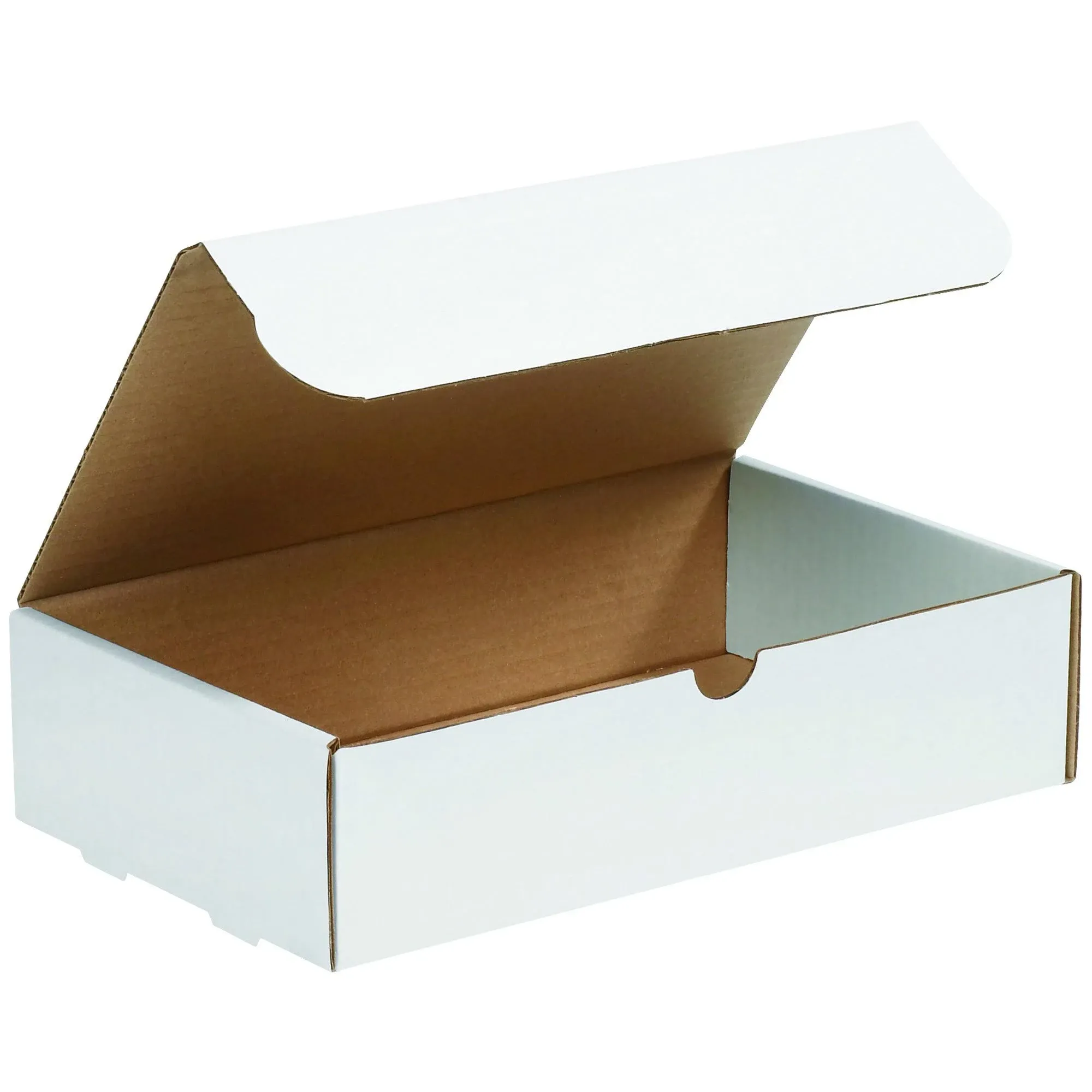 Aviditi White Literature Mailing Boxes, 15 1/8 x 11 1/8 x 5 Inches, Pack of 50, Crush-Proof, for Shipping, Mailing and Storing, Oyster White