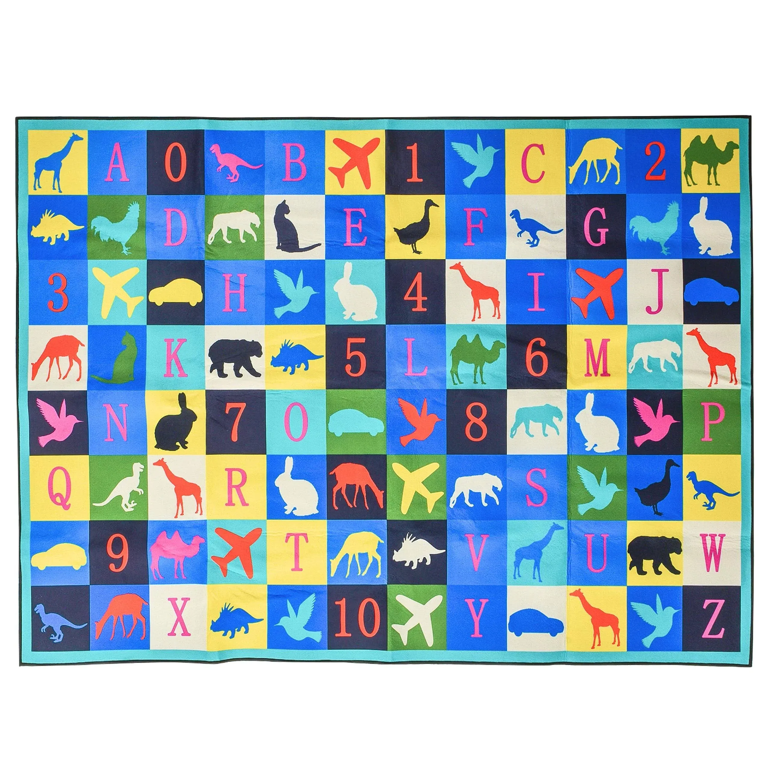 | Playroom Rug for Kids - Activity Rug for Bedroom - Kids Carpet for Play - W...