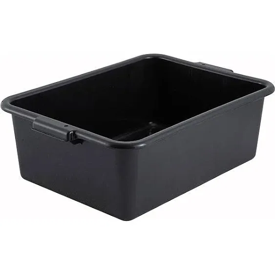 Black Small Plastic Storage Bin