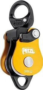 PETZL Unisex Spin L2 Double Pulley with Very High Output with Walker