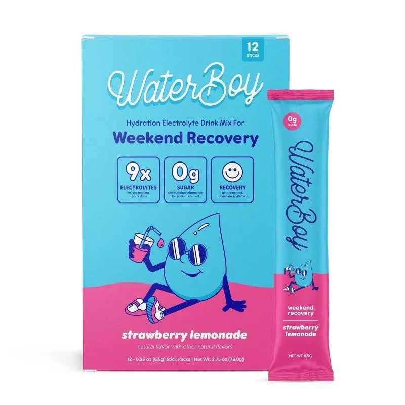 Waterboy Hydration + Weekend Recovery
