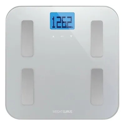 Weight Gurus Appsync Smart Scale with Body Composition (Silver)