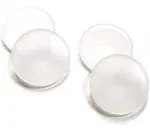 Button Covers to Prevent Tiny Shirt Holes (12-Pack Clear)