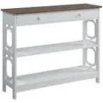 Omega 1 Drawer Console Table - Convenience Concepts 203289WDFTW