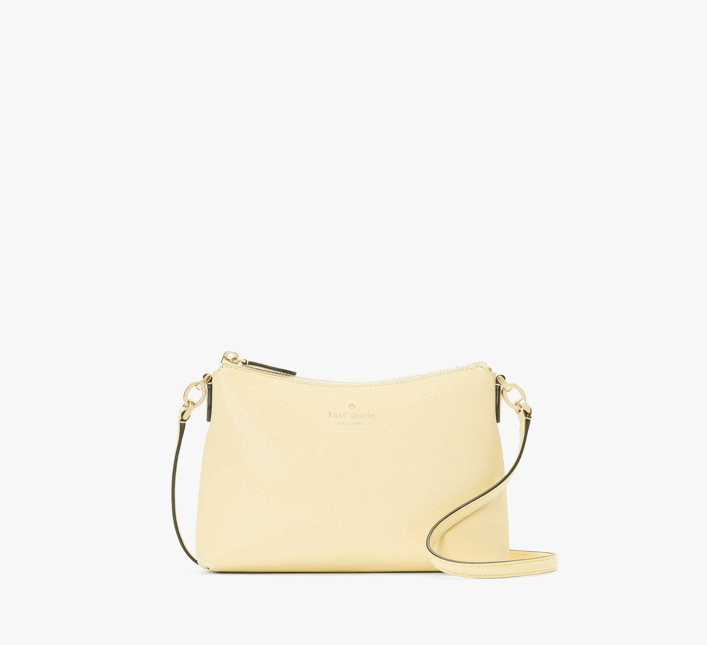 Kate Spade New York Leather Bailey Crossbody Bag, Butter