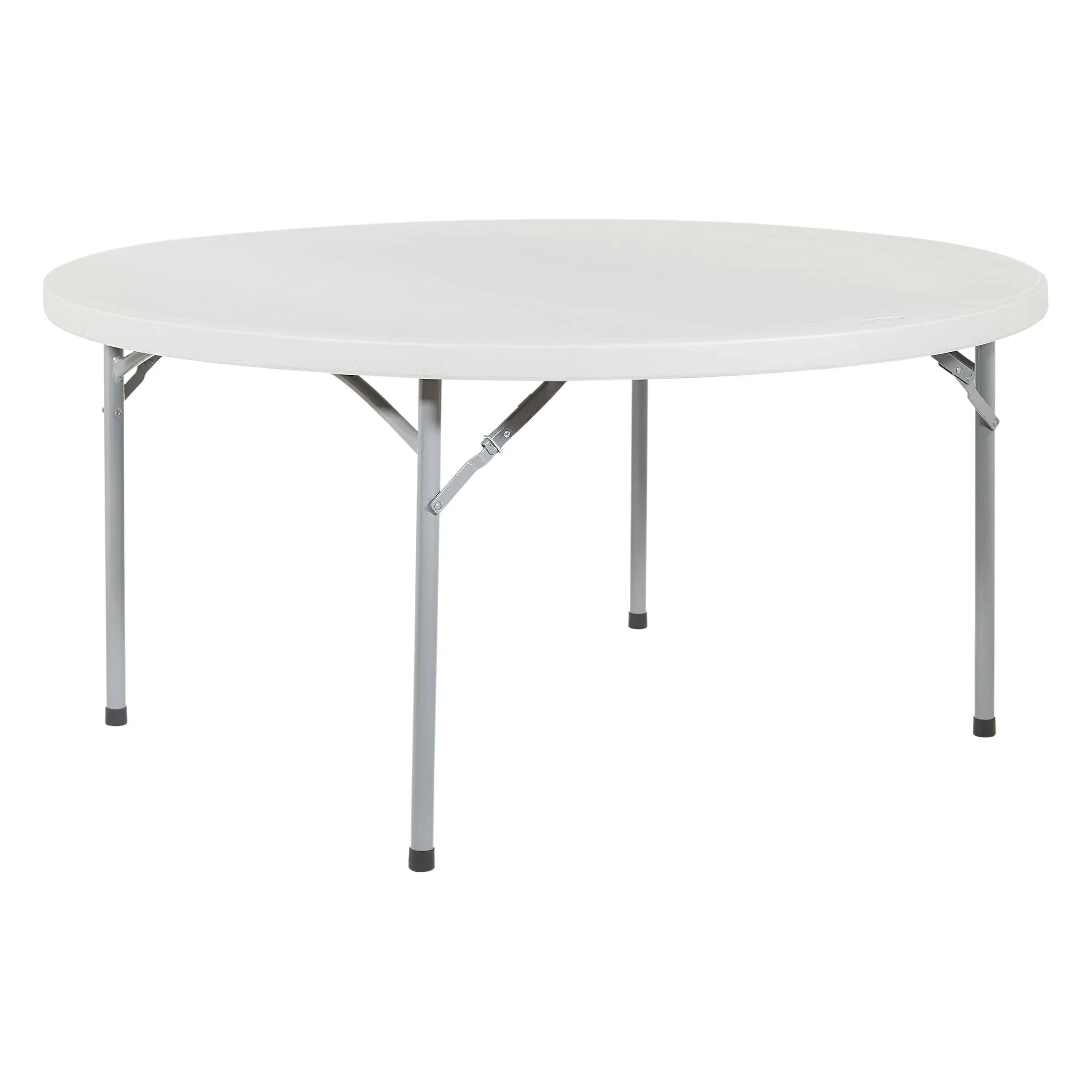 Office Star Resin Folding Table for Banquets, Picnics, and Parties, 60 Inch, Round