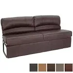 Charles 62&#034; RV Jack Knife Sofa Love Seat 11&#034; Legs &amp; Hardware Mahogany Jackknife