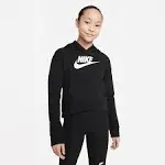 Nike Big Girls Sportswear Club Fleece Hoodie - Black