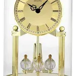 Bulova B8818 Tristan I Clock, Brass Finish