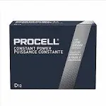 Duracell Procell Alkaline Batteries D (12/Box)