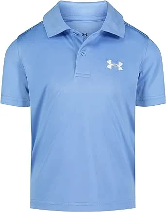 Under Armour Boys' UA Match Play Solid Polo - Carolina Blue 2T