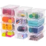 Iris 6 Quart Clear Storage Box 6 Pack