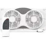 Dual Window Fan With Reversible Airflow Window Fans For Home Bedroom Exhaust &amp; I