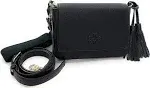 Tory Burch Thea Flap Crossbody In Black