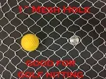 Many Sizes, New Netting Fish Fishing Net for Golf Backstop, Hockey, La Crosse...