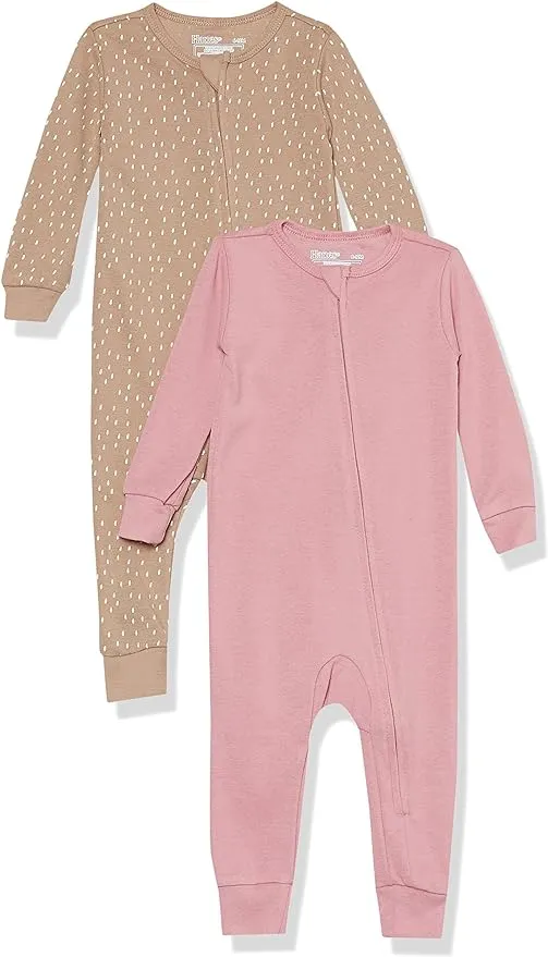 Hanes Baby Sleep N' Play Ultimate Zippin Pajamas (2 Pack)