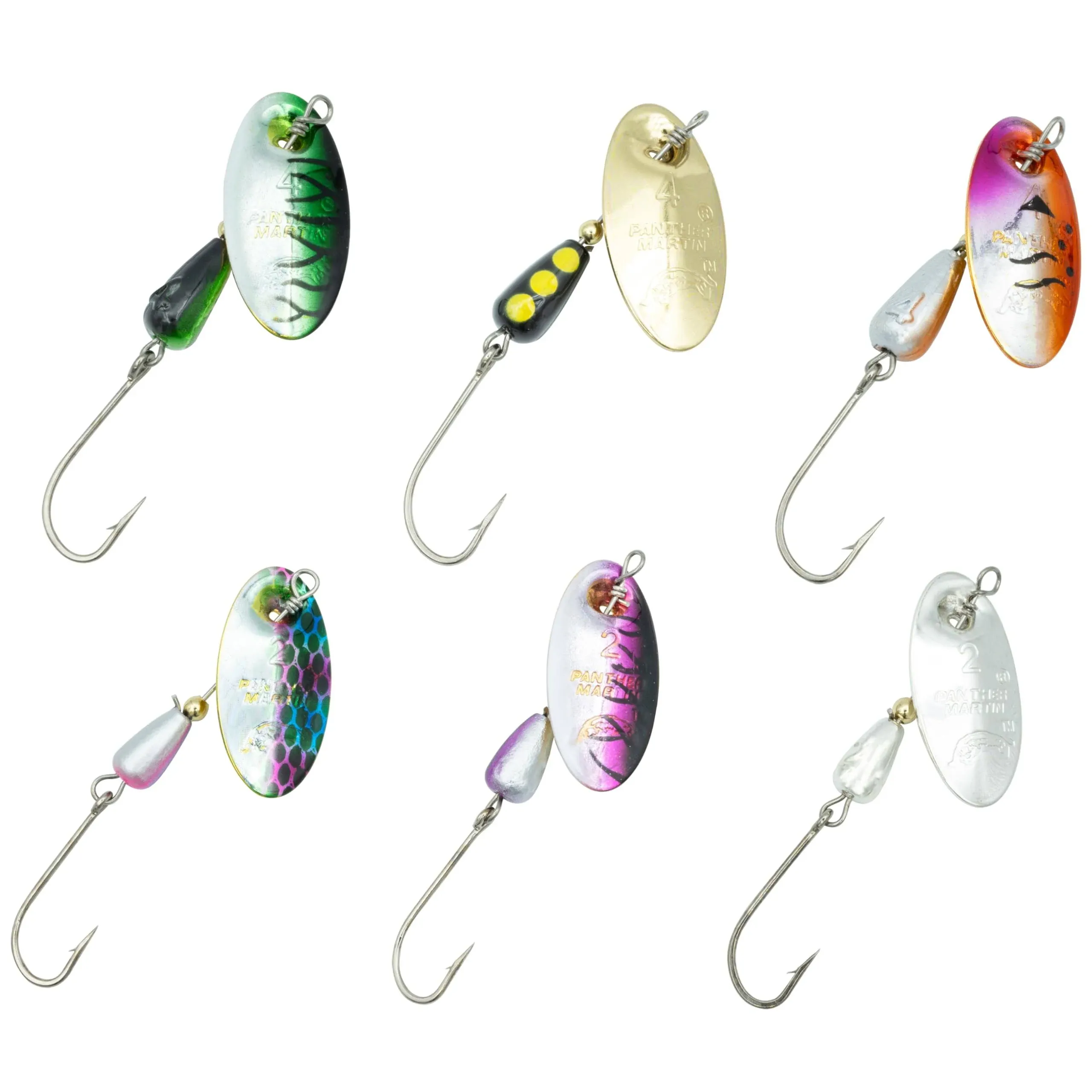 Panther Martin PMSH6 Single Hook Spinners Fishing Lure Kit