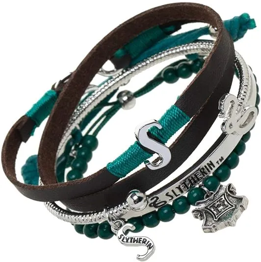 Harry Potter Slytherin Arm Party Bracelet Set