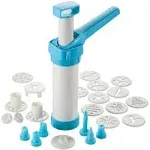 Hutzler 23pc Easy Cookie Press &amp; Food Decorator Set, Dessert Decorating Tool