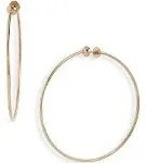 Jenny Bird Icon Large Hoop Earrings in High Polish Gold