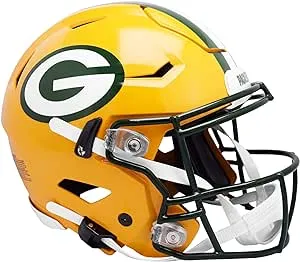 Riddell Green Bay Packers Revolution Speed Flex Authentic Football Helmet