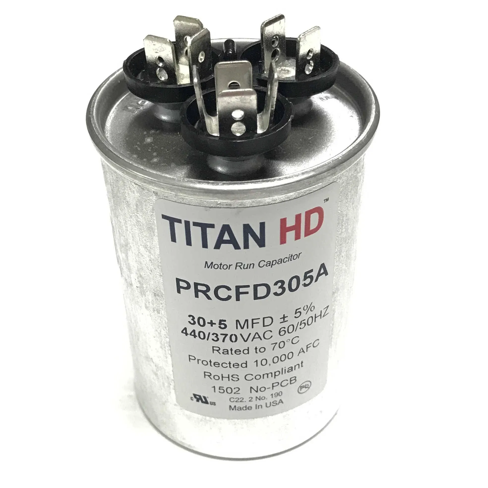 Packard Titan HD 30+5 MFD Run Capacitor