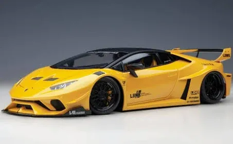 1/18 AUTOart Lamborghini Huracan GT Liberty Walk LB Silhouette Works (Metallic Yellow) Car Model