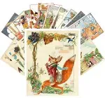 Vintage Postcards 24 Pcs Felix Vintage Classic Fairy Tales Book Art