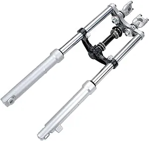 Triple Tree Mount Clamps Front Fork Suspension Set For front drum brakes dirt pit bike CRF50-110cc mini motorcycle front shock absorber