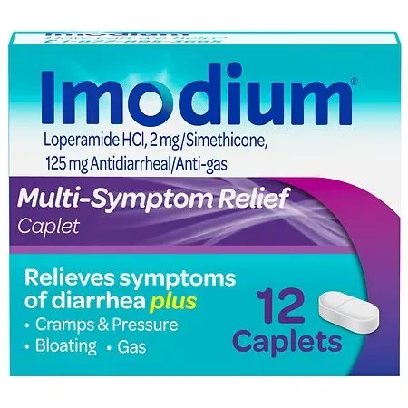 Imodium Multi-Symptom Relief, Caplets - 24 caplets