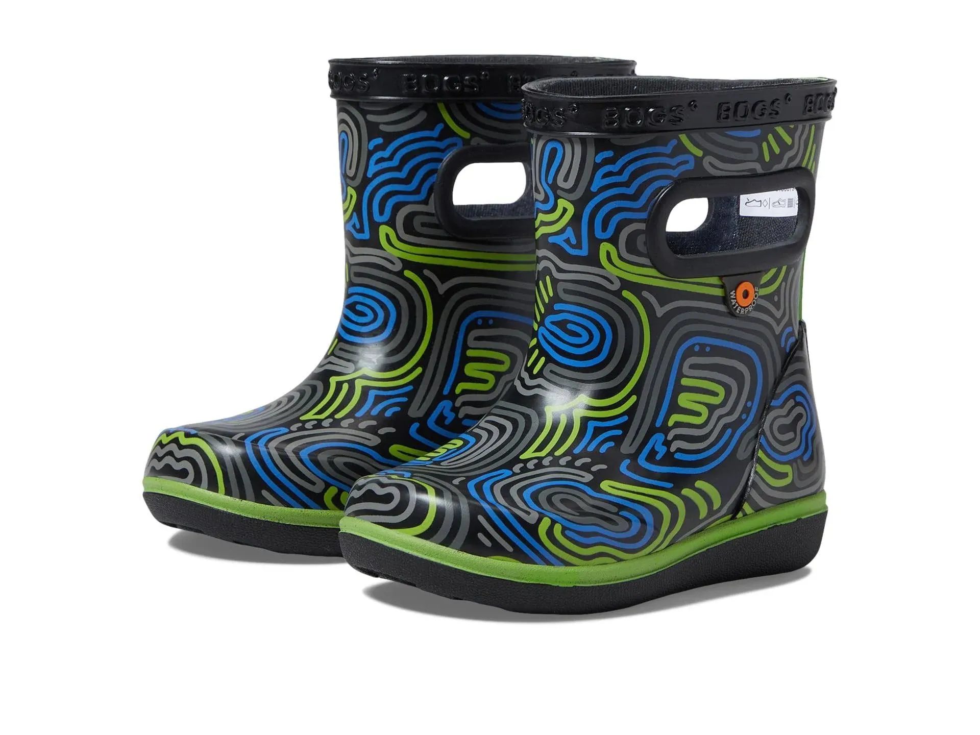 Infants' Skipper II Cloud Geo Rain Boot - Black