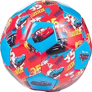 Capelli Sport Disney Pixar Cars Soccer Ball, Repeat Print Youth Kids Mini Soccer Ball, Multi, Size 3