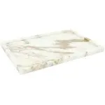 100% Natural Marble Serving Tray Luxury Calaccata Viola Marble Storage Tray f...