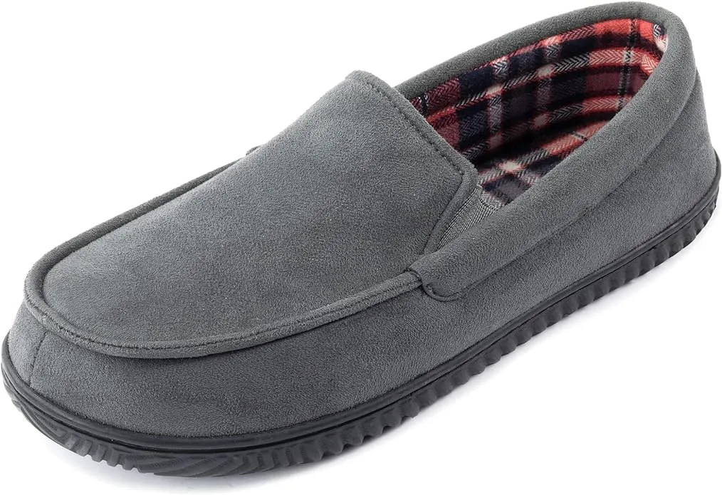 Rockdove Men's Alexander Flannel Lined Loafer Slipper