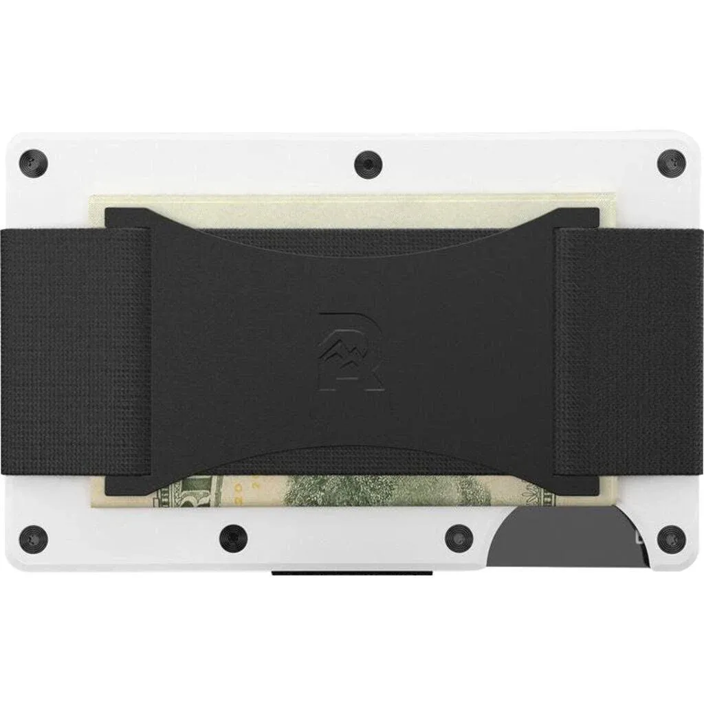 The Ridge Aluminum Money Clip Wallet - White